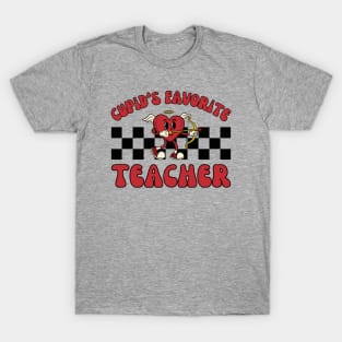 Valentines Day Teacher, Cupids Favorite Teacher T-Shirt